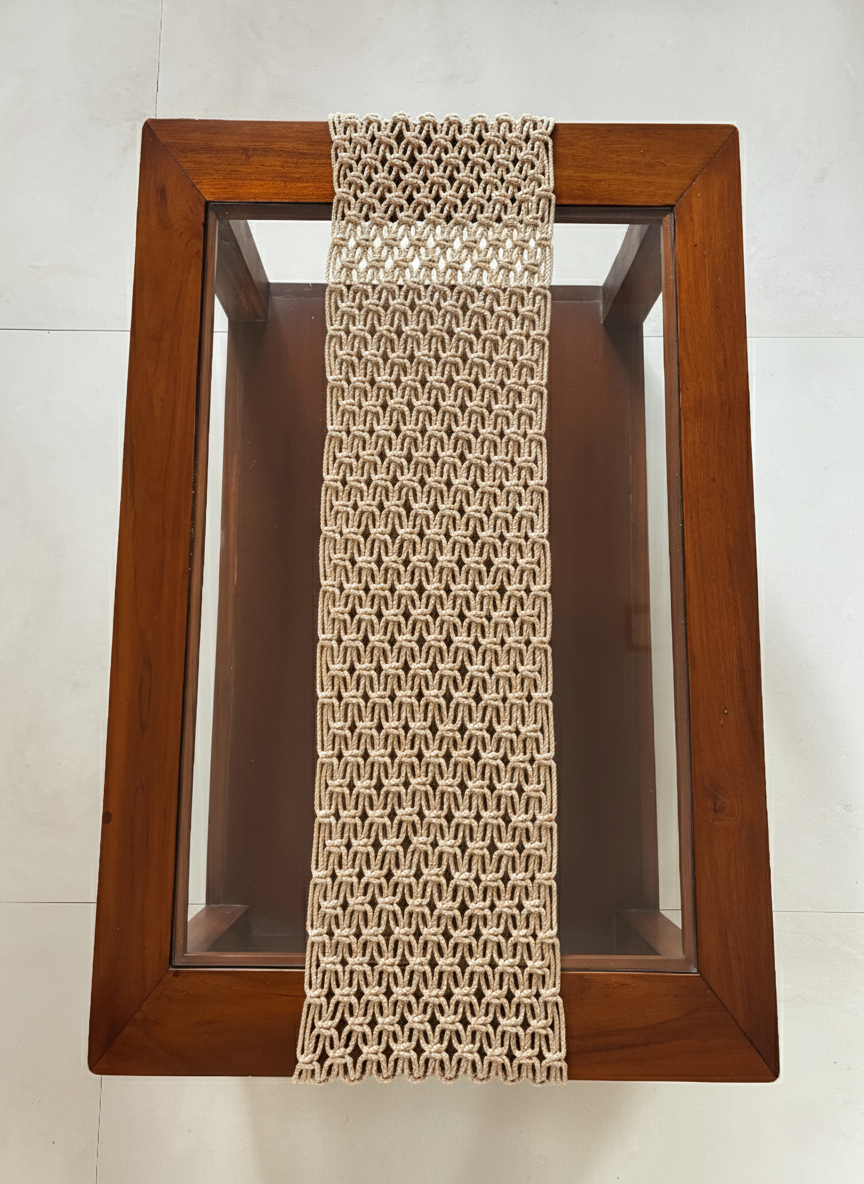 Macrame Table Runner